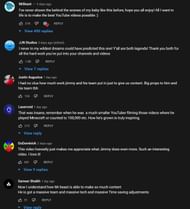 Jimmy and the fans react to the video (Image via Sportskeeda)
